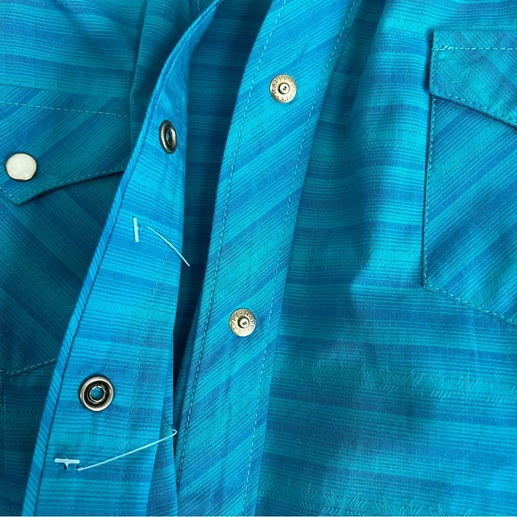 NWT Panhandle Rough Stock Cap Sleeve Snap Shirt Size XXL - Picture 9 of 9